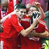 Liverpool 2 v 1 Manchester United&nbsp;:&nbsp;Liverpool equalise through Wes Brown's own goal and Ryan Babel nets the winner in a match that also sees Nemanja Vidic sent off