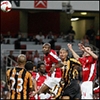 Arsenal 1 v 2 Hull City&nbsp;:&nbsp;They soon concede a second as Daniel Cousin loses William Gallas at a corner and his header loops in to the Emirates Stadium net