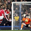Chelsea 1 v 2 Arsenal&nbsp;:&nbsp;Arsenal's Robin van Persie smacks the ball past Petr Cech and into the top corner to restore parity in the London derby