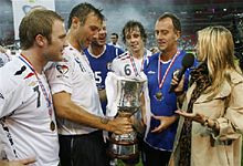 England Wins Soccer Aid 2008&nbsp;:&nbsp;England beat the Rest of the World 4v3 at Wembley in Soccer Aid 2008