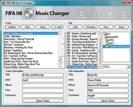 FIFA 08 Music Changer