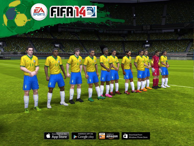 Play the 2014 FIFA World Cup on FIFA 14 Mobile