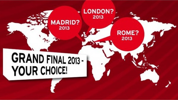 London, Rome or Madrid, which city do you want to see host the FIFA Interactive World Cup 2013 Grand Final? For the first time in the history of the FIFA Interactive World Cup, virtual football fans will decide the host city for the tournament showpiece.