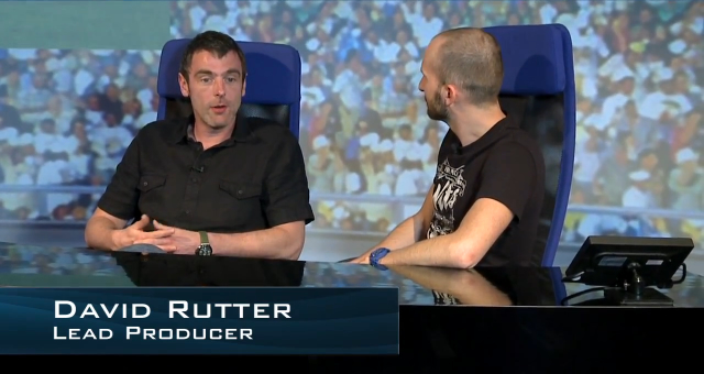 David Rutter talks FIFA 13 with Matt on the EA SPORTS News desk.