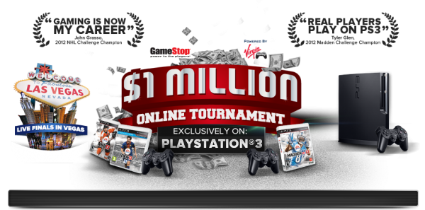 The EA SPORTS Challenge Series exclusively on PlayStation3 is back with ANOTHER $1 MILLION prize pool!