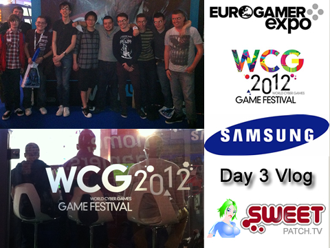 Check out our Vlog from day 3 at the Eurogamer Expo in Earls Court, London. We have the WCG FIFA 12 Pre-Qualifiers 9 and 10, player interviews, give-aways a massive FIFA YouTuber's meetup and plenty more...