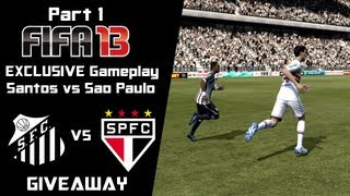 FIFA 13 FULL MATCH Santos vs P. Sao Paulo (#wepeelerarmy)