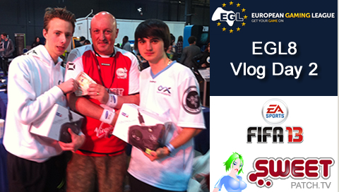 Check out our Vlog from day 2 at EGL8 where we ran the FIFA 13 2v2 tournament for our partners at European Gaming League (EGL) taking place at Play Expo at Event City, Manchester.