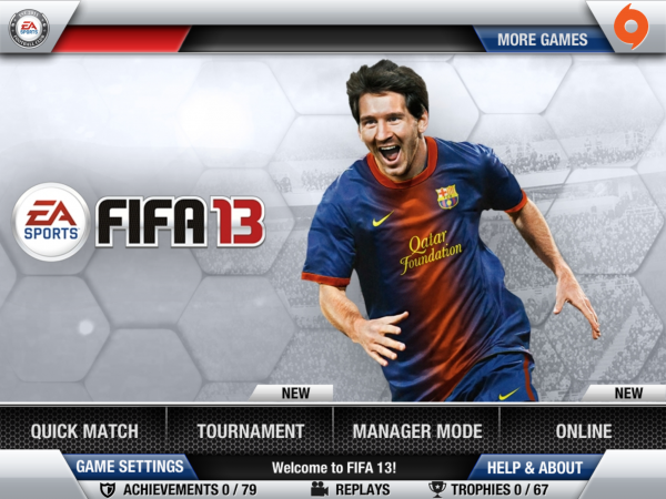 EA SPORTS is proud to announce FIFA 13 for the iPhone, iPad and iPod touch that connects fans to the real world football and enables them to play the most popular sports franchise against friends and other fans from all over the world.
