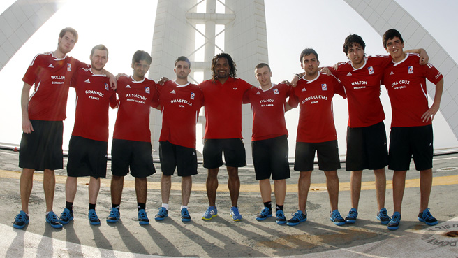 Finalists at the FIFA Interactive World Cup 2012 in Dubai