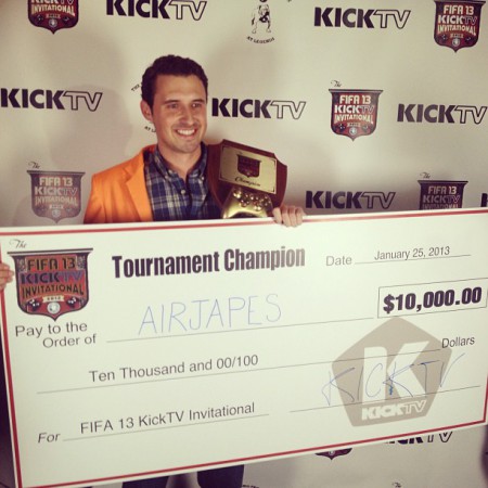 Ladies and gentlemen your KICKTV FIFA 13 Invitational Champion @airjapesfifa