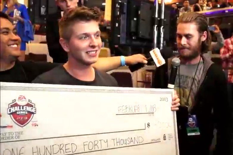 Ivan Lapanje from Sweden is the Virgin Gaming Challenge Series Champion and Wins $140,000