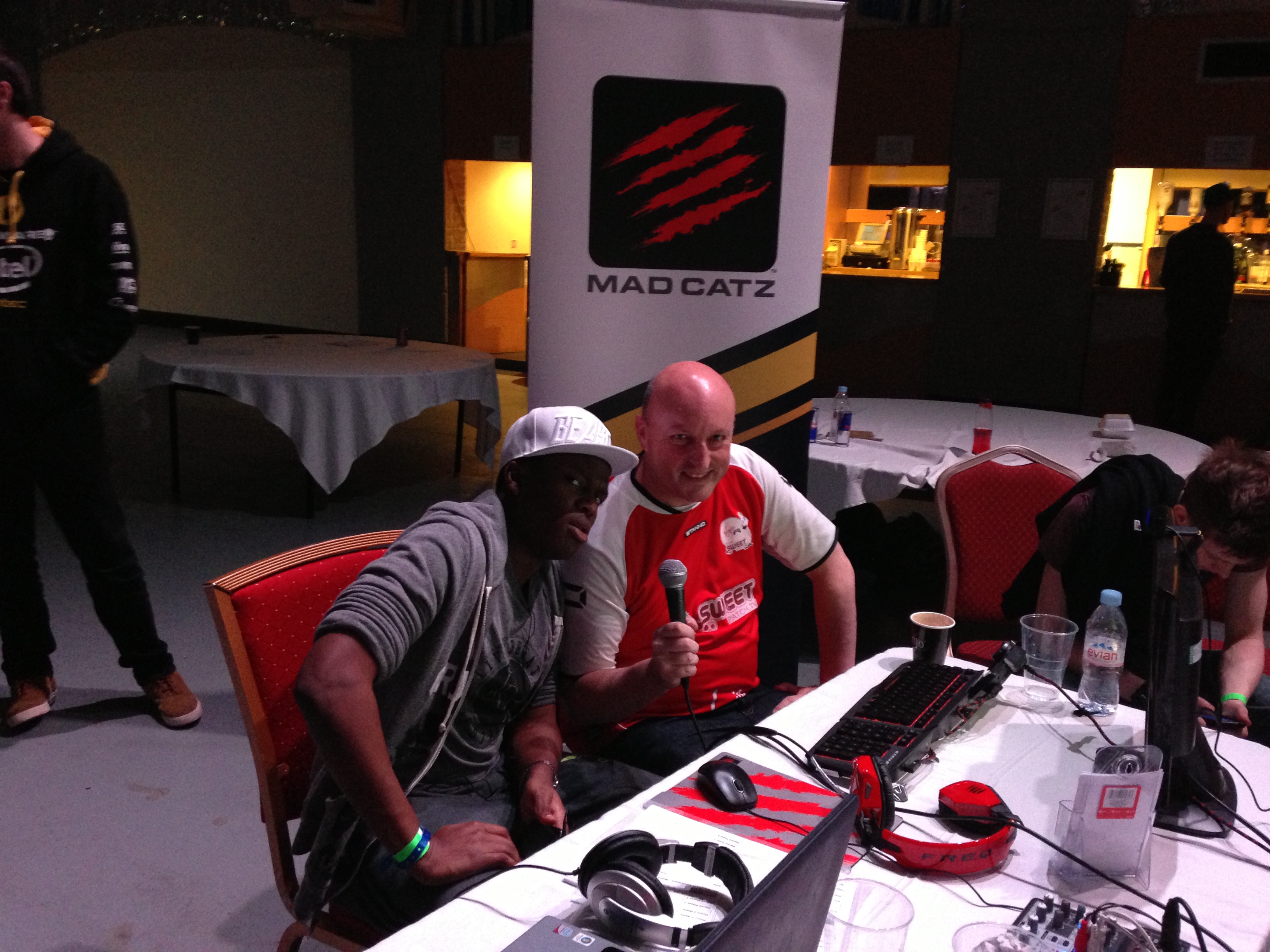 KSI and Wittser commentating on Mad Catz FIFA 13 Spring Championship