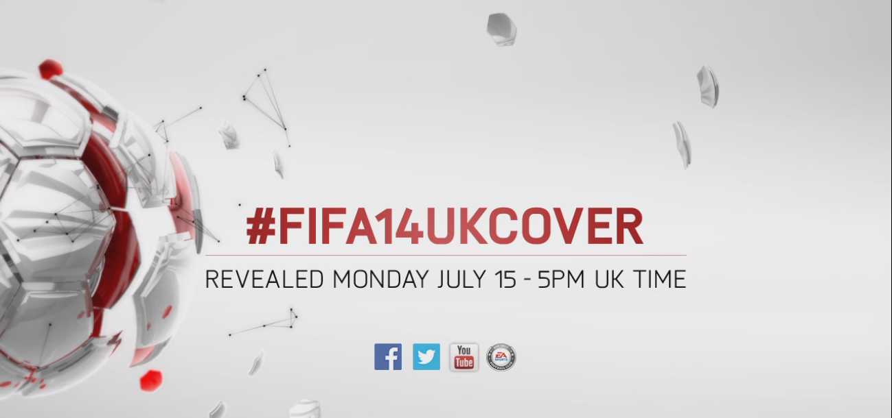 Who should join Messi on the FIFA 14 UK cover?