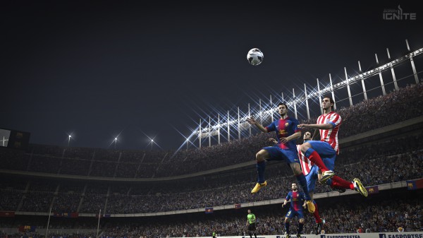 Barca heading the ball on Next Gen