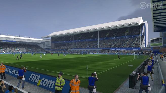 Goodison Park will make its first appearance in FIFA 14.