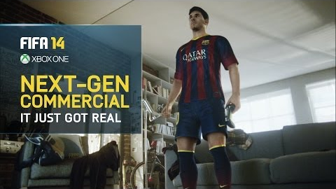 Experience Next-Gen Lionel Messi in the FIFA 14 TV commercial