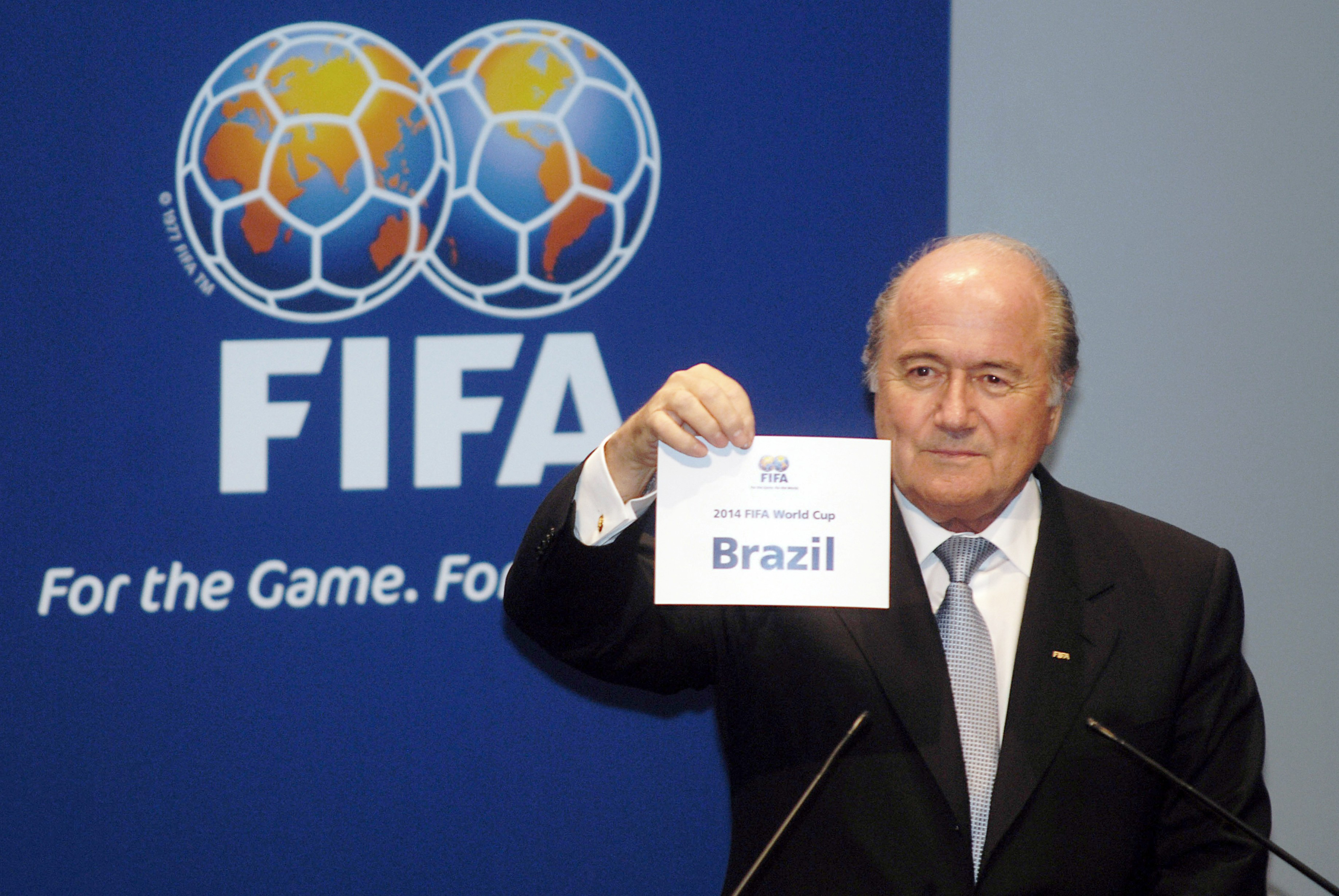 Sepp Blatter Announcing the 2014 FIFA World Cup host country