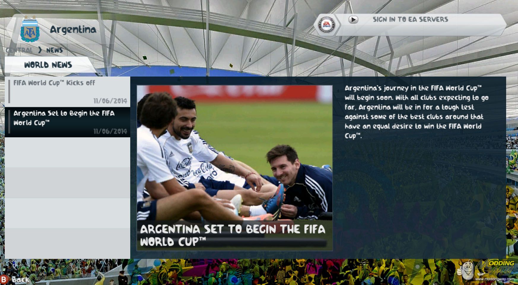 FIFA 14 ModdingWay Mod | Update 1.5.0