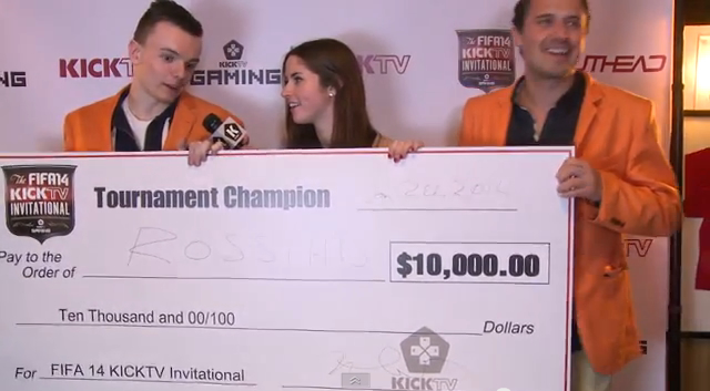 Congratulations to RossiHD | KICKTV FIFA 14 Invitational Champion