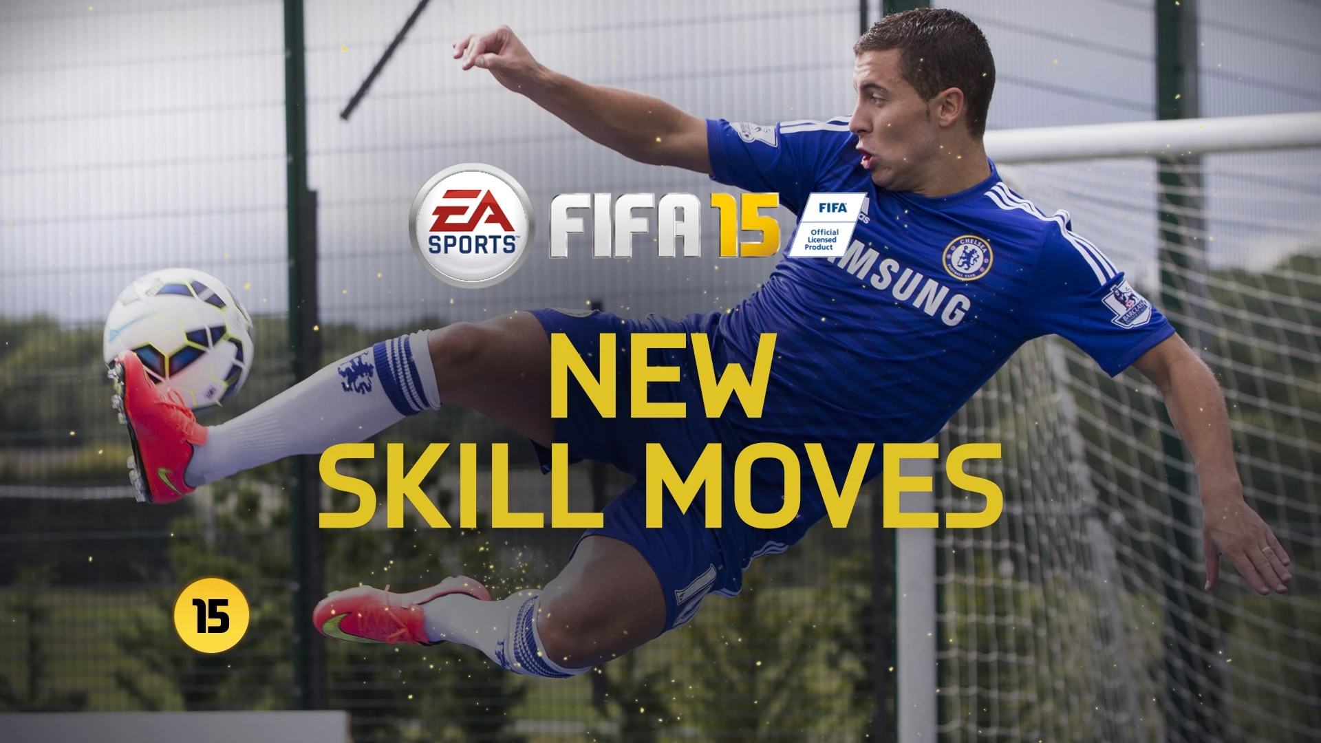 See new skill and flair moves from FIFA 15. Captured from FIFA 15 gameplay and with exclusive footage of Chelsea and Belgium star Eden Hazard - FIFA 15 cover star in the UK and France.