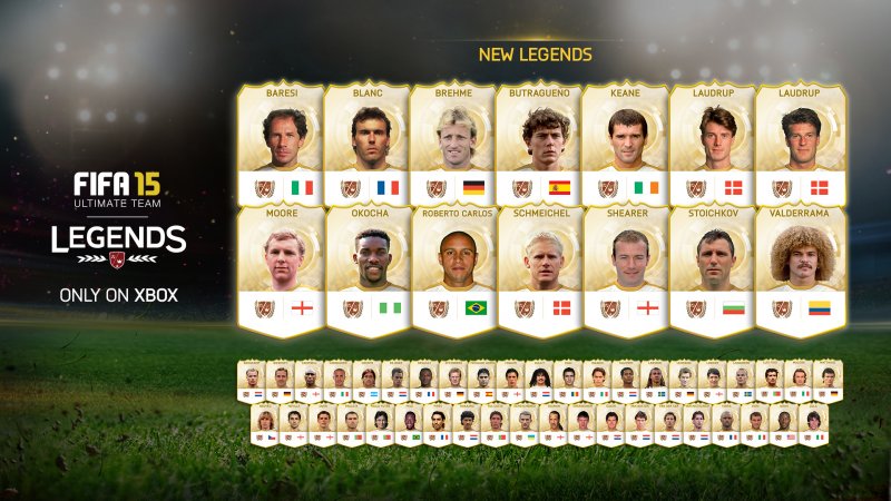 New Legends Coming to FIFA 15 Ultimate Team